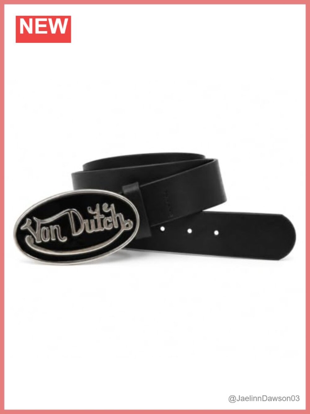Faux Leather Adjustable Logo Buckle Belt Casual Y2K Fashion Waist Belt